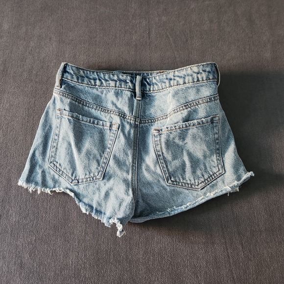 Pacsun Shorts Womens Size 26 High Rise Festival Shorts Distressed - Picture 2 of 12
